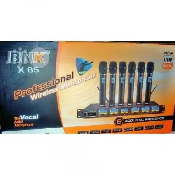 BNK X85 6in1 Wireless Microphone System