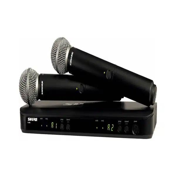 Shure Blx 288 PG 58 wireless microphone