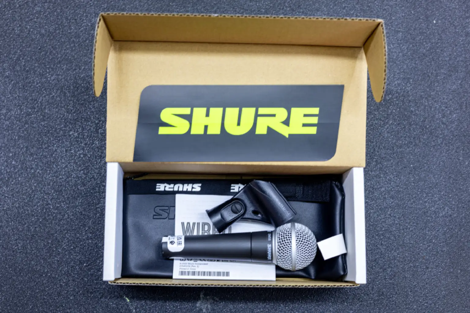 shure wired mic 