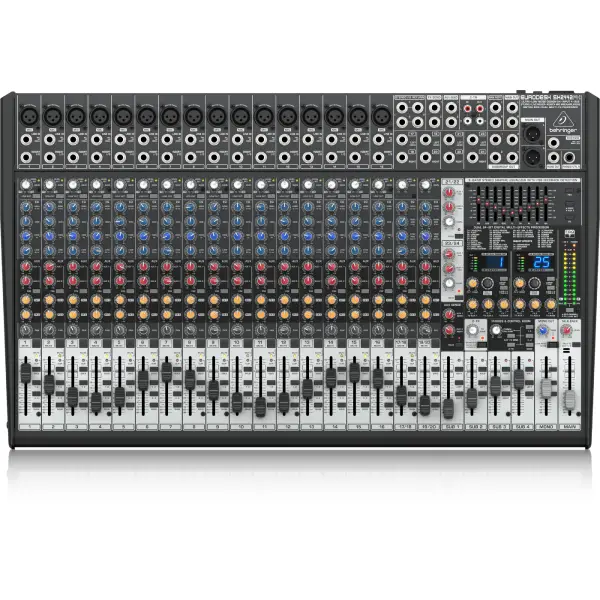 Behringer XENYX 1204USB Small Format Mixer with XENYX Mic Preamps, 12 Input  Channels, 10Hz to 200kHz Frequency Response