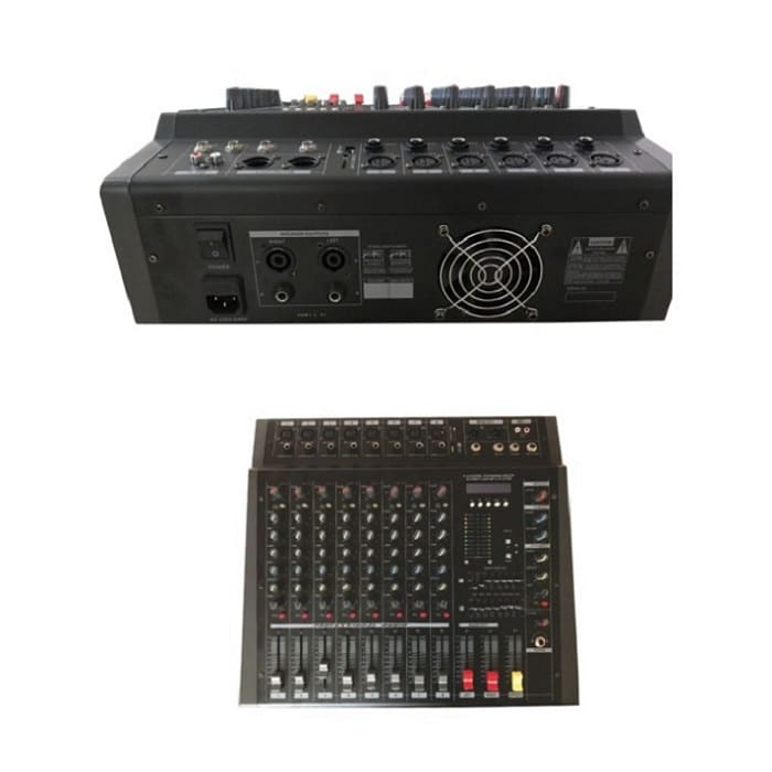 8-CHANNEL POWERED MIXER